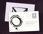 Postage Stamp Design Assets, postcard
