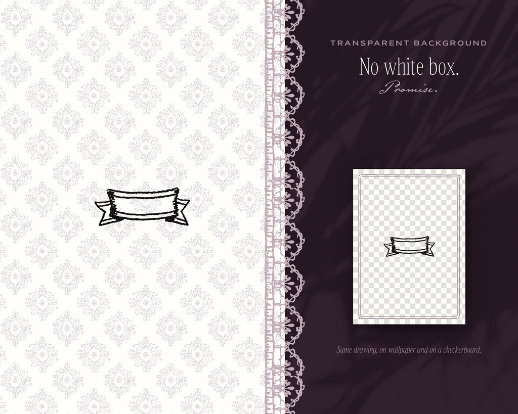 Ribbon Banner Design Assets, no white box
