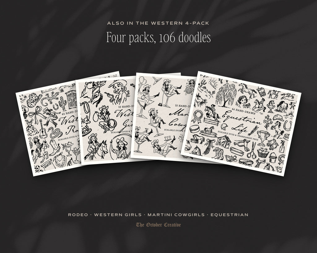 Rodeo Doodle Pack, also in the bundle
