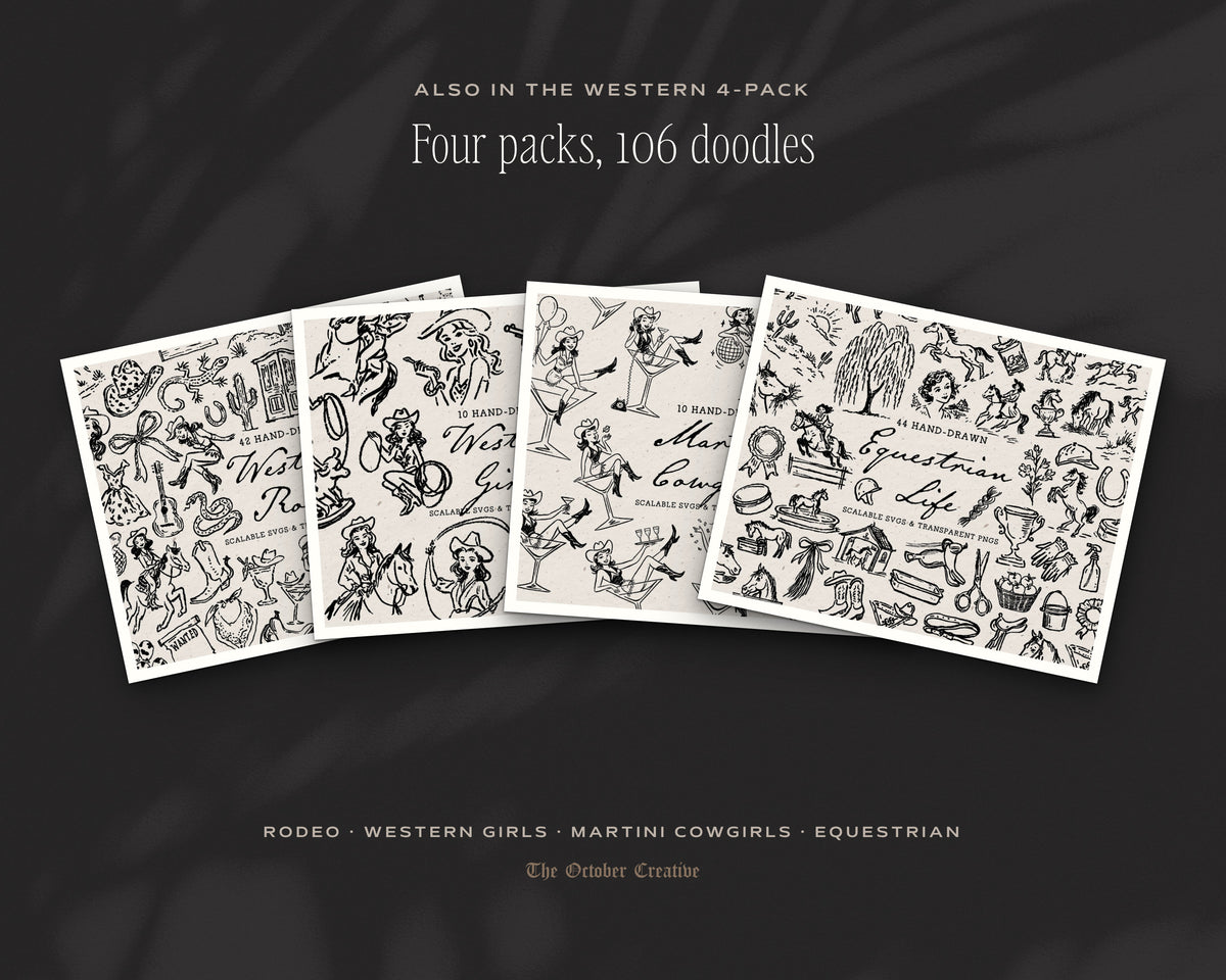 Rodeo Doodle Pack, also in the bundle