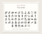 Santa's Workshop Doodle Pack, everything in the set