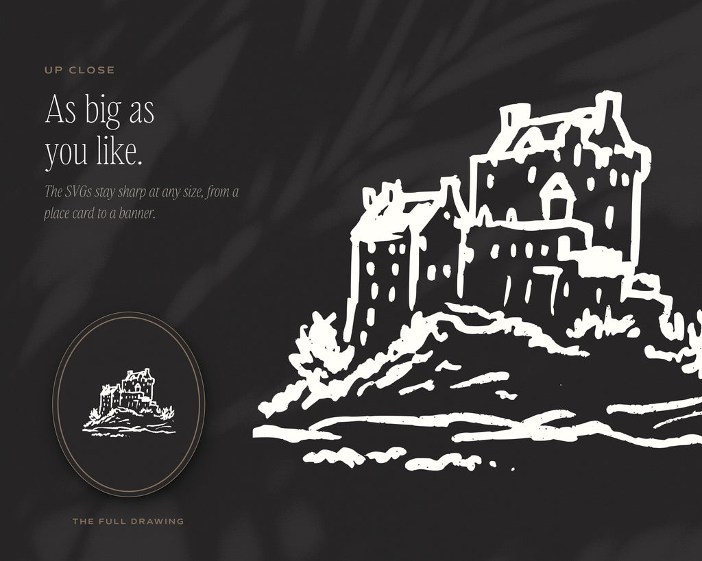 Scottish Countryside Doodle Pack, up close