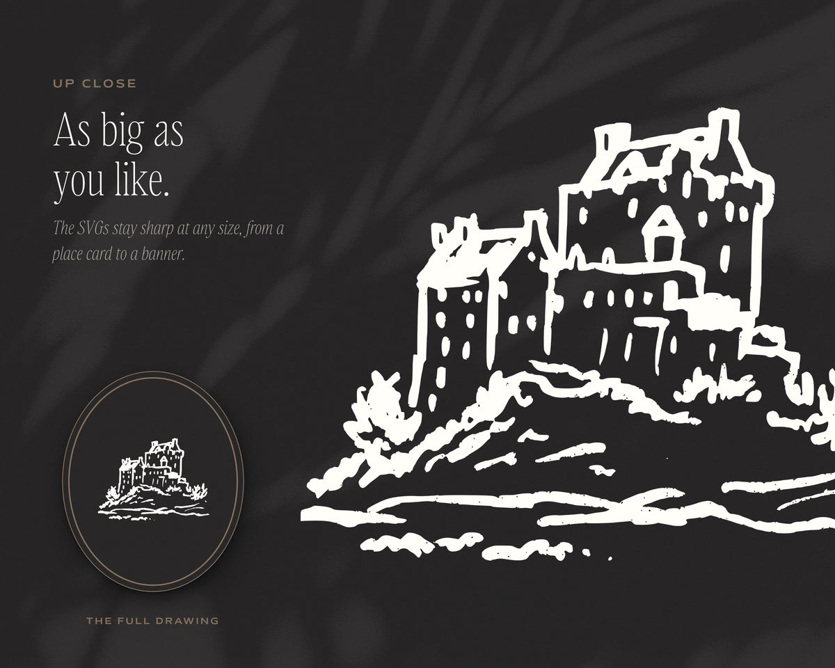 Scottish Countryside Doodle Pack, up close