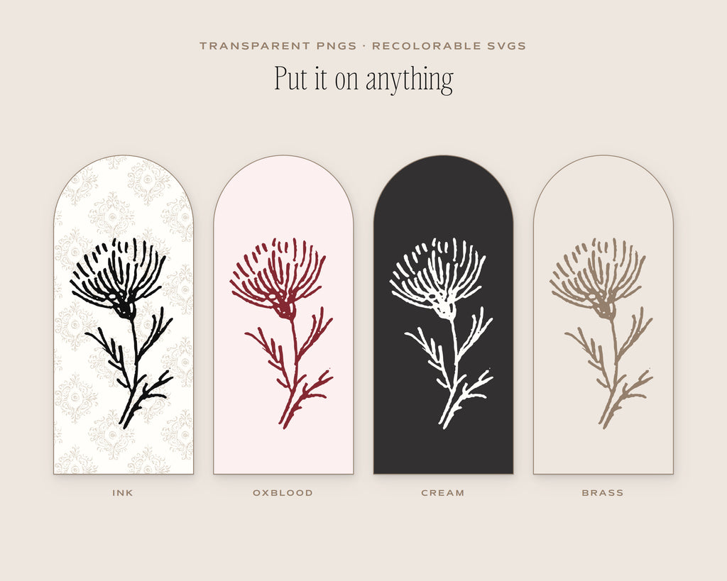 Scottish Countryside Doodle Pack, put it on anything