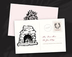 Scottish Countryside Doodle Pack, postcard