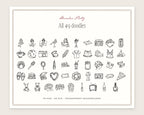 Slumber Party Doodle Pack, everything in the set
