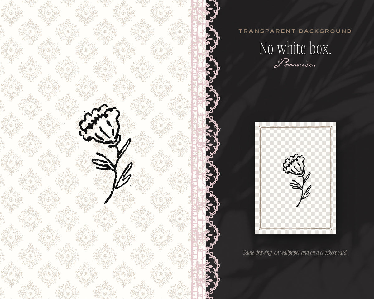 Soft Girl Spring Doodle Pack, no white box