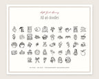 Soft Girl Spring Doodle Pack, everything in the set