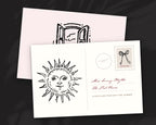 Soft Girl Summer Doodle Pack, postcard