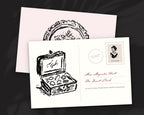 Southern Elegance Doodle Pack, postcard