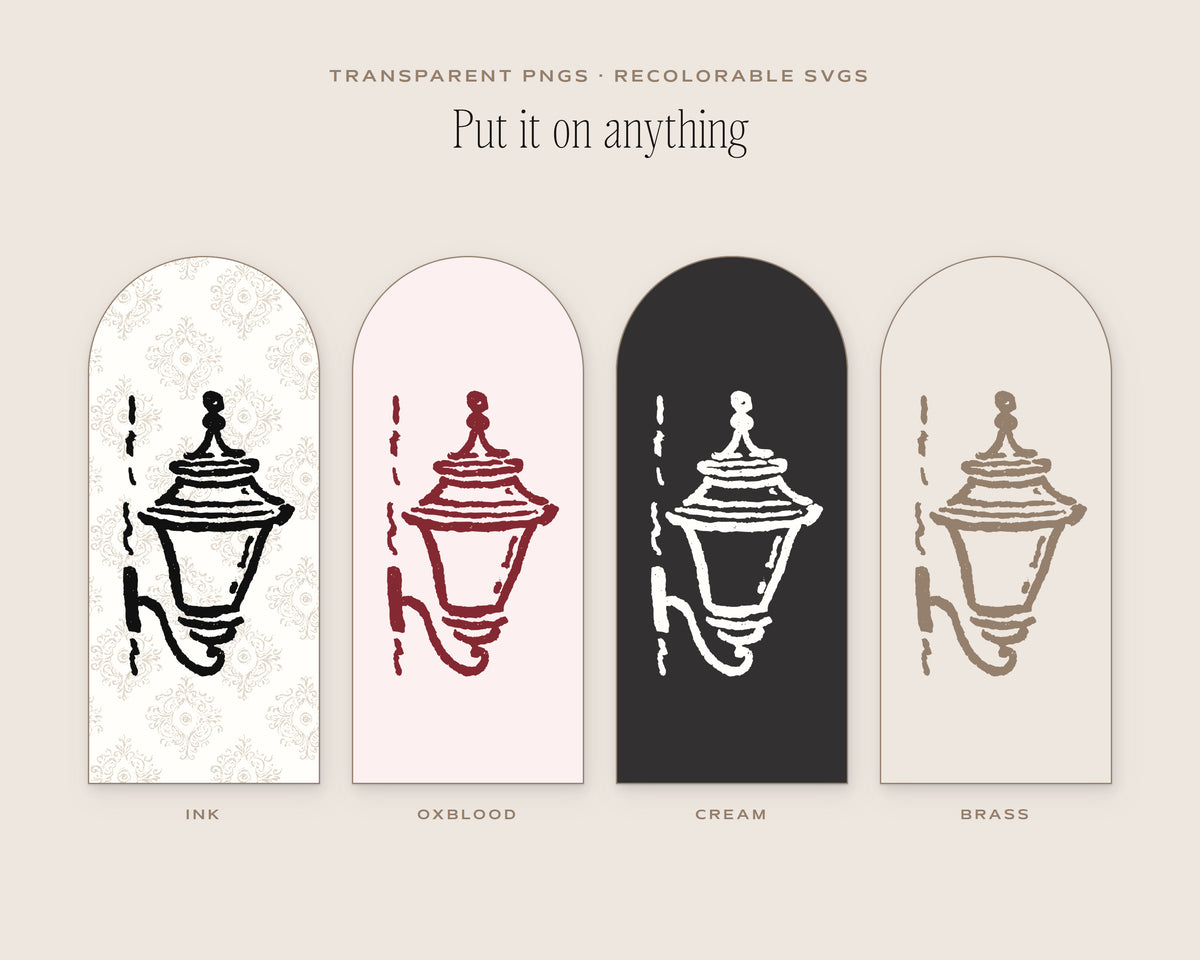 Spanish Courtyard Doodle Pack, put it on anything