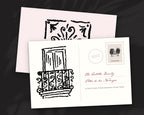 Spanish Courtyard Doodle Pack, postcard