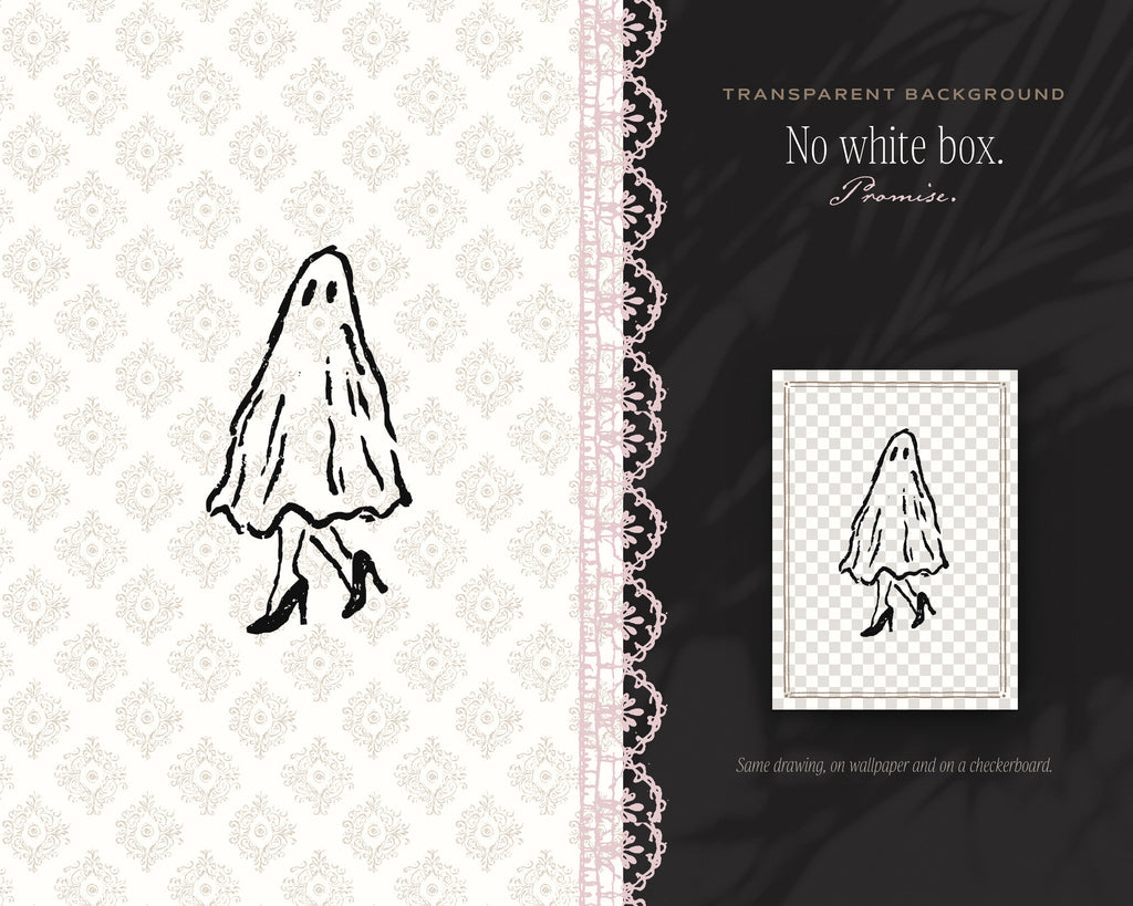 Spooky Bachelorette Doodle Pack, no white box
