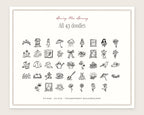 Spring Has Sprung Doodle Pack, everything in the set