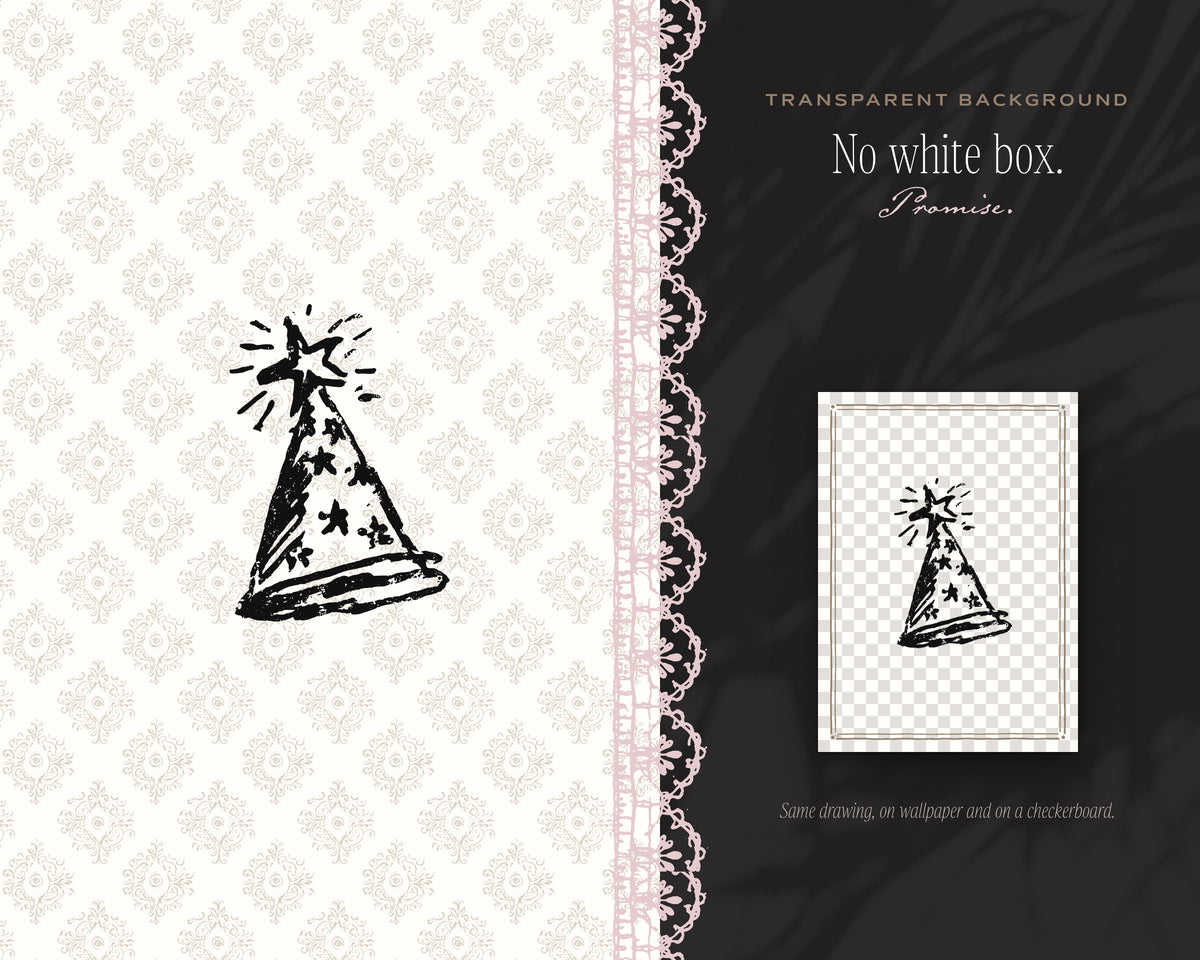 Stroke of Midnight Doodle Pack, no white box