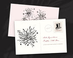 Stroke of Midnight Doodle Pack, postcard