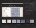 Sun, Moon & Stars Seamless Pattern Bundle, The Pattern Room recoloring tool