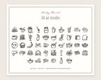 Sunday Brunch Doodle Pack, everything in the set