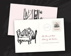 Sunday Brunch Doodle Pack, postcard