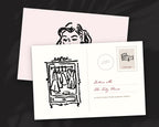 Sunday Reset Doodle Pack, postcard