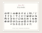Supper Club Doodle Pack, everything in the set
