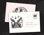 Supper Club Doodle Pack, postcard