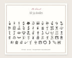The Cabaret Doodle Pack, everything in the set