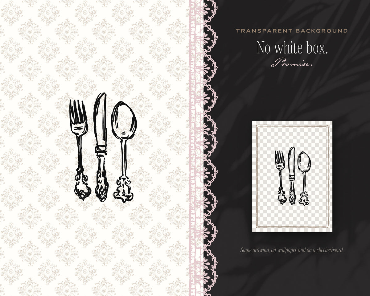 The Champagne Brunch Doodle Pack, no white box