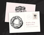 The Champagne Brunch Doodle Pack, postcard