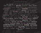 The Complete Font Collection, every font name, each set in itself