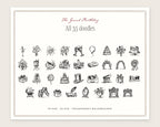 The Grand Birthday Doodle Pack, everything in the set