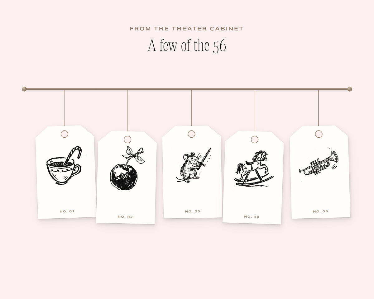 The Nutcracker Doodle Pack, on the rail
