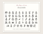 The Perfume Counter Doodle Pack, everything in the set