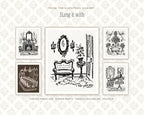 The Settee Art Print, hang it with
