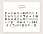 The University Doodle Pack, everything in the set