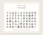 The Winter Ball Doodle Pack, everything in the set