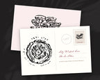 The Winter Ball Doodle Pack, postcard