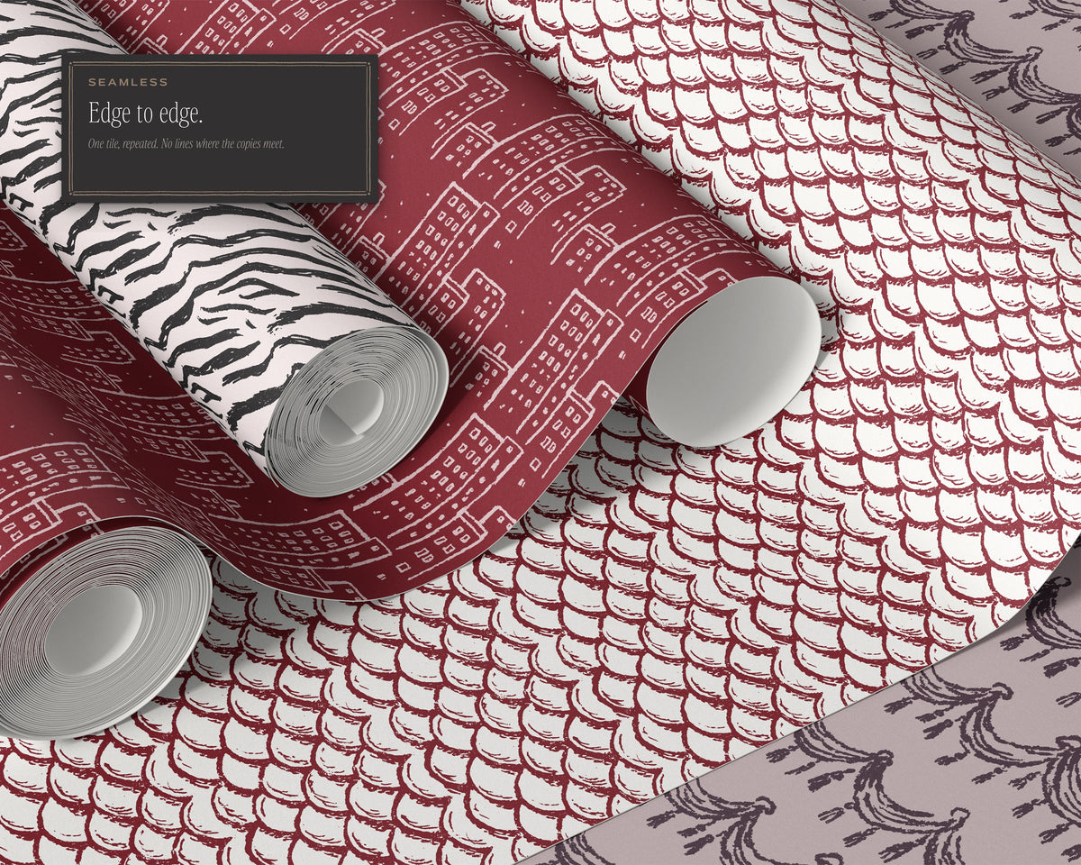 Theater & Art Deco Seamless Pattern Bundle, edge to edge