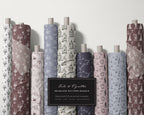 Toile & Vignettes Seamless Pattern Bundle, fabric rolls, all the patterns