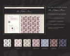 Toile & Vignettes Seamless Pattern Bundle, The Pattern Room recoloring tool