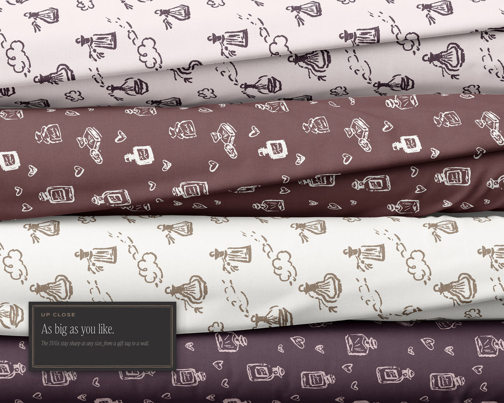 Vanity & Boudoir Seamless Pattern Bundle, as big as you like