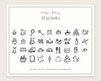 Vintage Nursery Doodle Pack, everything in the set
