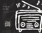 Vintage Summer Doodle Pack, up close