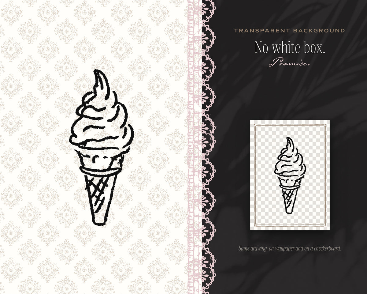 Vintage Summer Doodle Pack, no white box