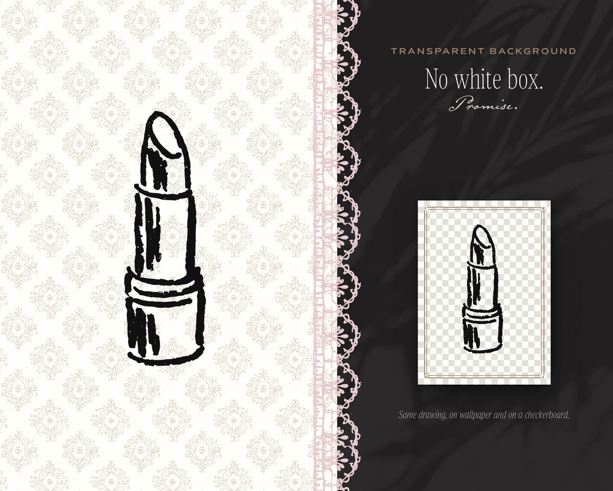 Vintage Vanity Doodle Pack, no white box