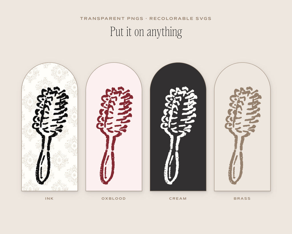 Vintage Vanity Doodle Pack, put it on anything
