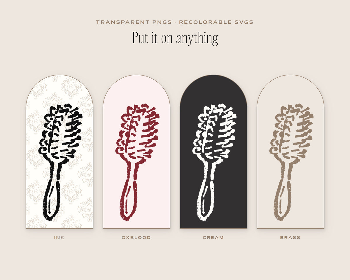 Vintage Vanity Doodle Pack, put it on anything