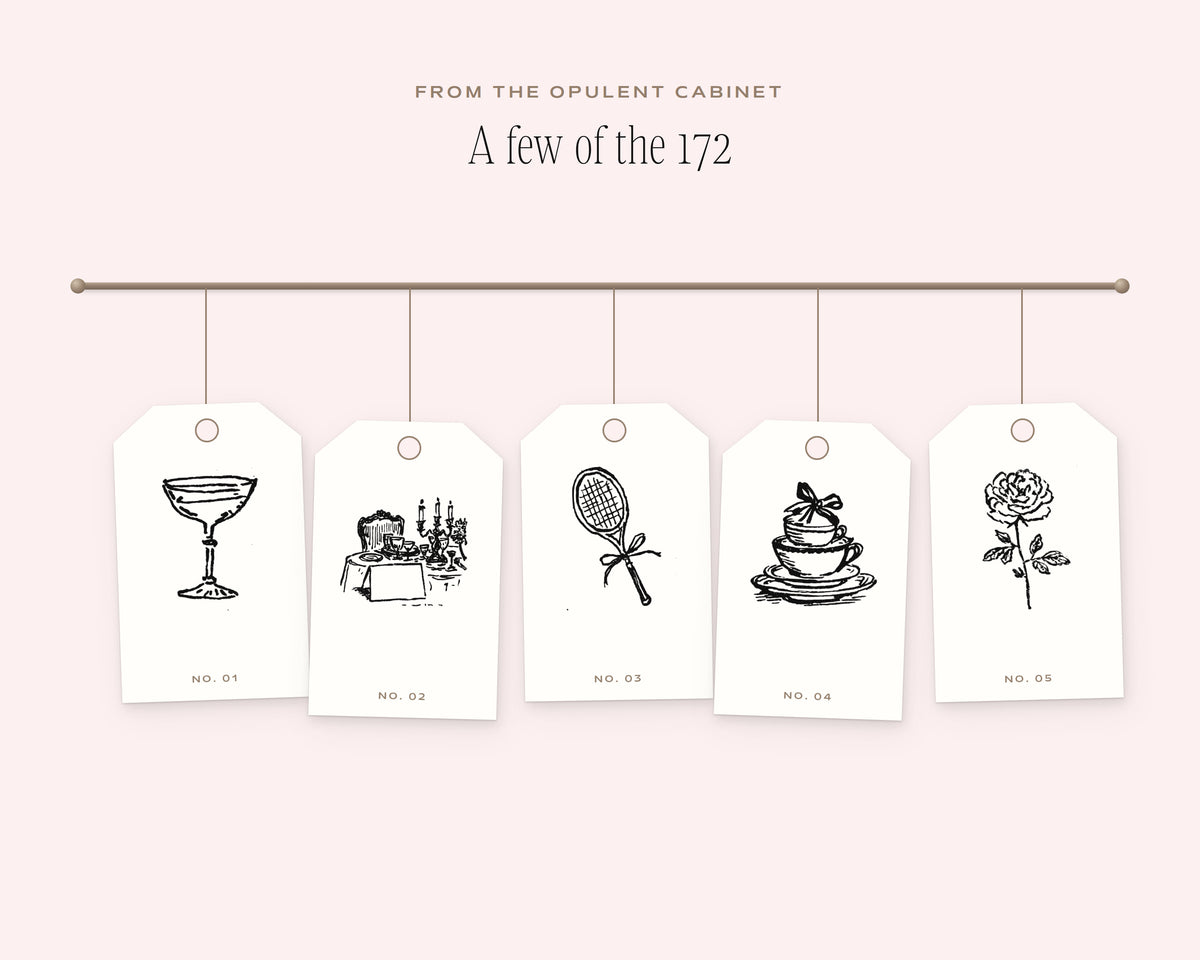 Wedding 4-Pack Doodle Bundle, on the rail